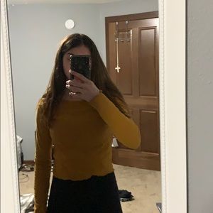forever 21 yellow long sleeve